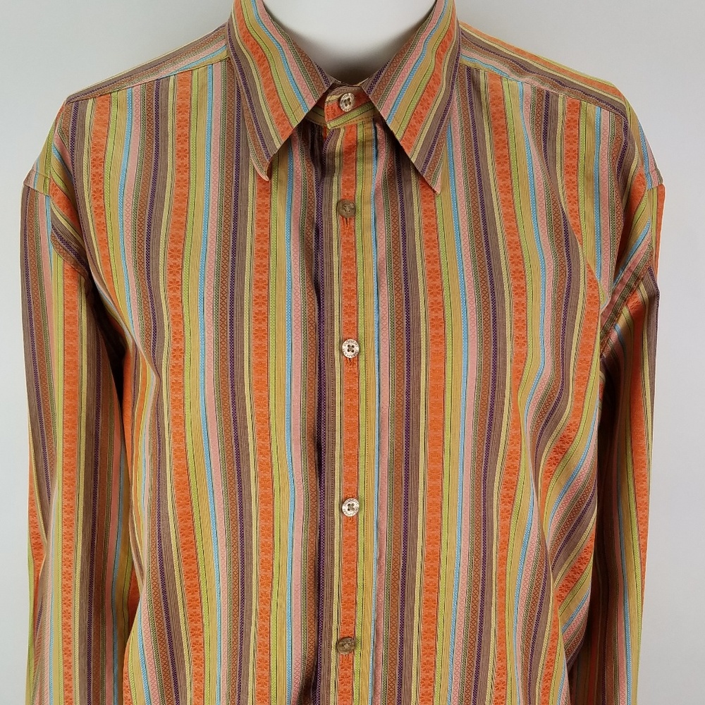 Robert Graham Multi-Color Long Sleeve Shirt XL - Picture 1 of 8